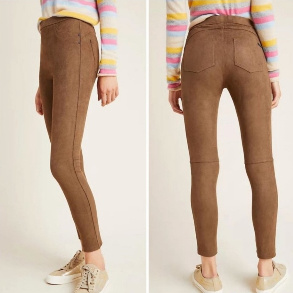 Anthropologie x Sanctuary Mona Suede Leggings - Picture 1 of 13
